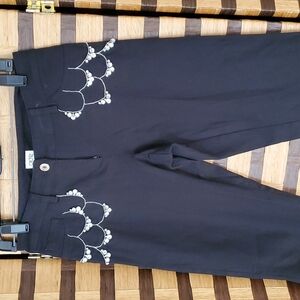 Cache stretch jean like pants